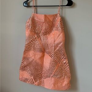 Logan mini dress in color Peach